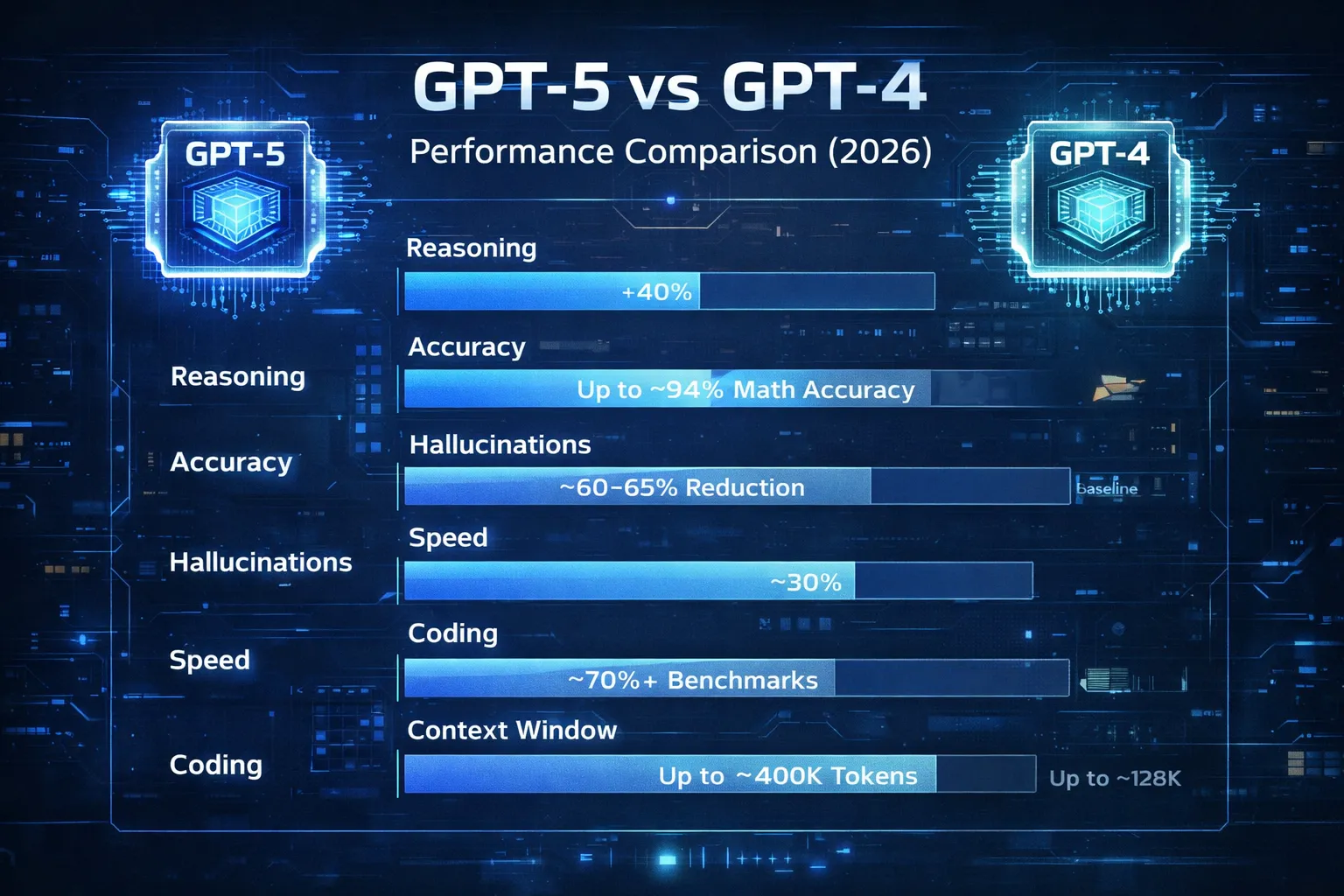 GPT-5 vs GPT-4 Performance Comparison