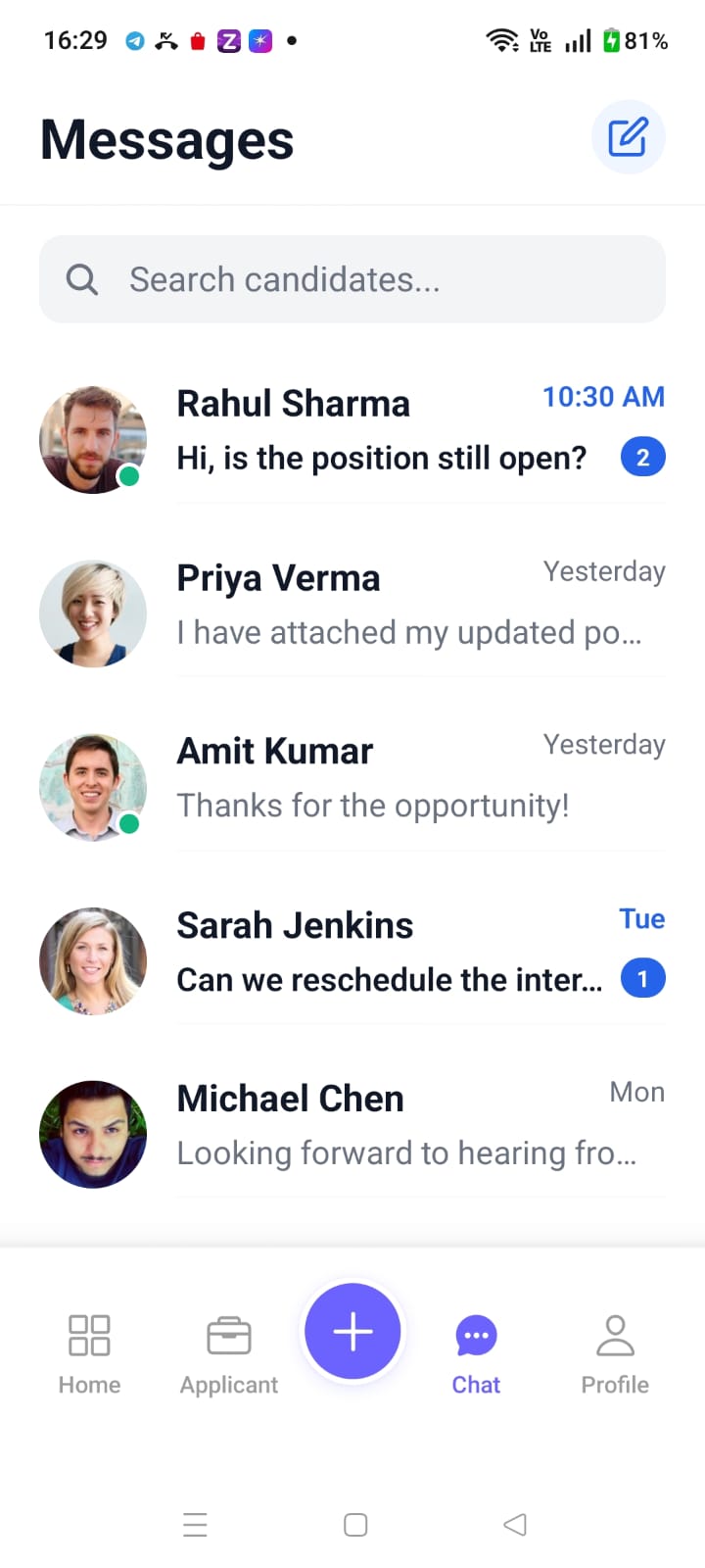Chat Screen