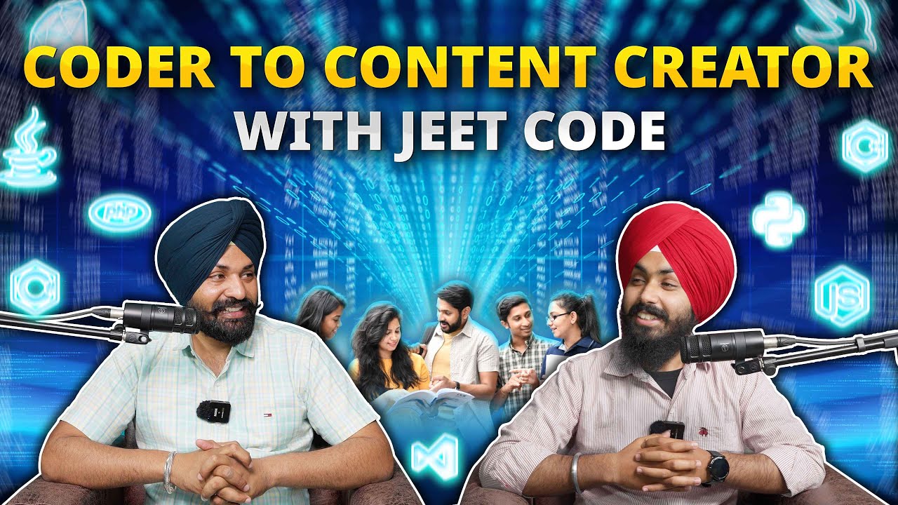 Jobanjeet Singh speaking on TechCast Punjabi Podcast