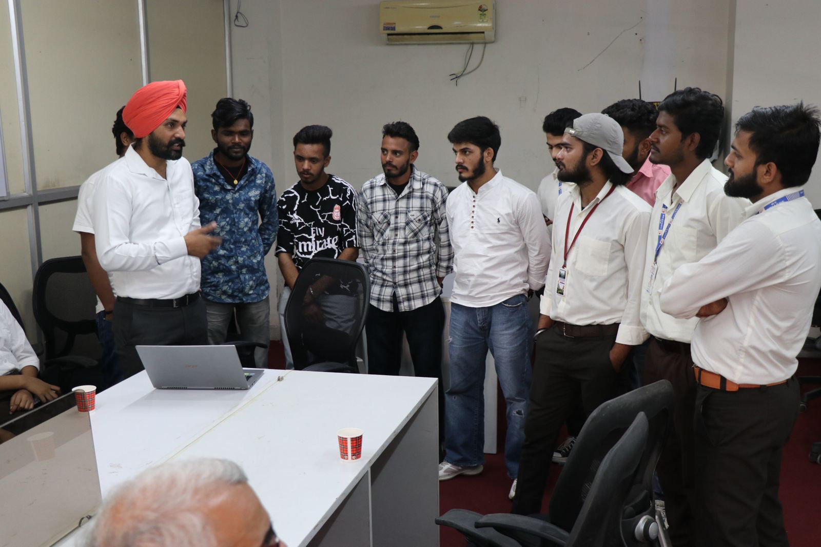 Class,three week industrial training in chandigarh